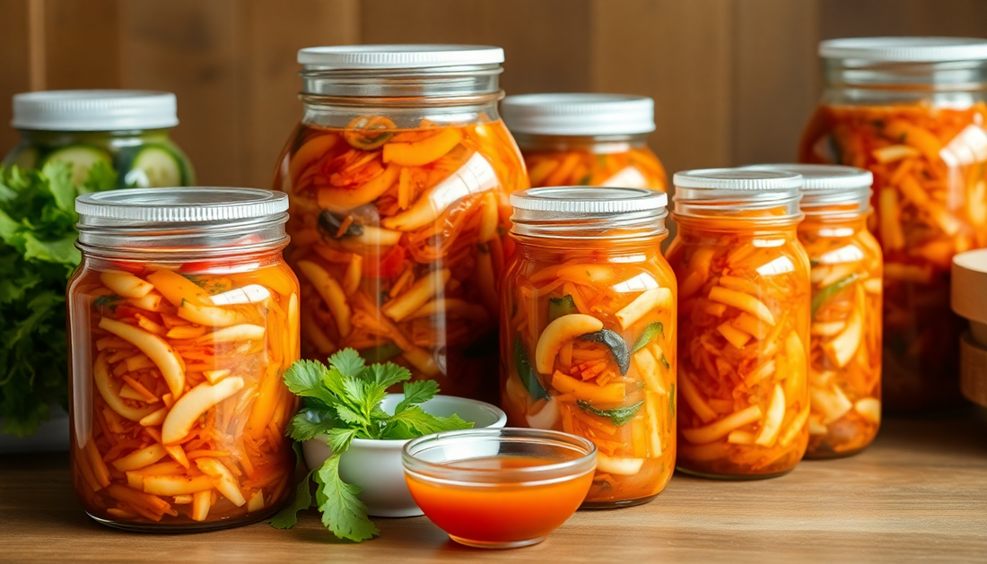Experience the Richness of Traditional Korean Kimchi with Fish Sauce: Handcrafted in Texas for Authentic Gut-Healthy Fermentation