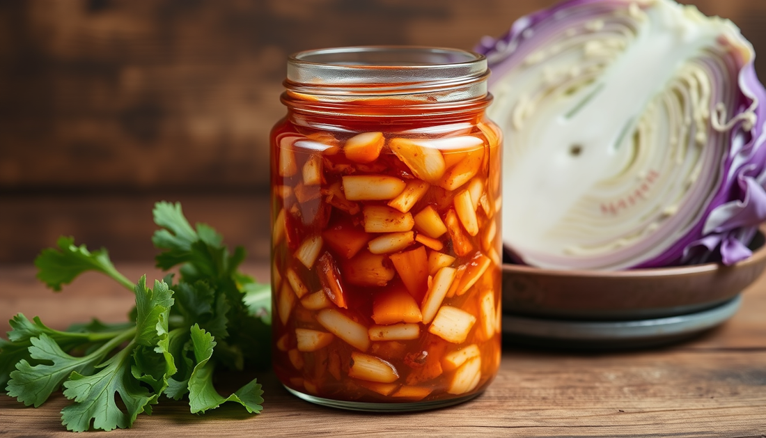 Probiotic Power in a Jar: Seoulmate's Texas-Made Napa Kimchi with Fish Sauce for Gut Health (Small Batch by Mama Choi)