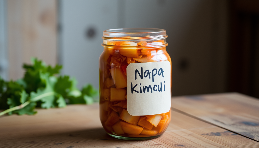 Texas-Raised Napa Kimchi with Fish Sauce: Handcrafted in Small Batches by Seoulmate’s Real Korean Mama Choi for Gut Health and Probiotic Wellness
