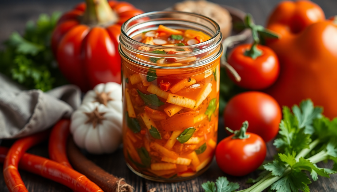 Harness the Power of Traditional Korean Kimchi with Fish Sauce for Ultimate Gut Health, Handcrafted in Texas by Mama Choi