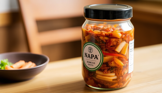 Korean-Texan Fermentation: Handcrafted Napa Kimchi with Fish Sauce for Probiotic Wellness, Small-Batch by Mama Choi
