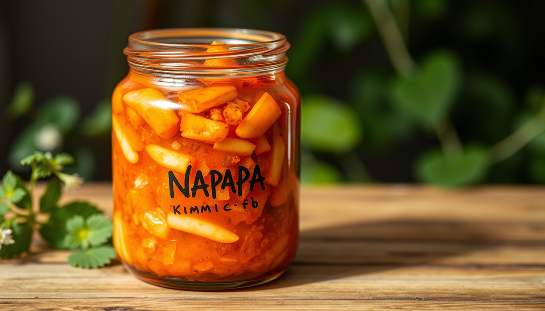 Probiotic Napa Kimchi From Texas: Handcrafted in Small Batches with Fish Sauce for Gut Health by Seoulmate's Real Korean Mama Choi