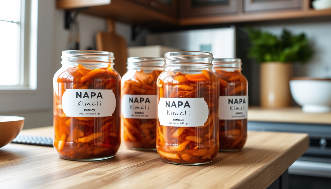 Texas-Made Napa Kimchi with Fish Sauce: Small-Batch Fermentation for Probiotic Gut Health by Seoulmate's Real Korean Mama Choi