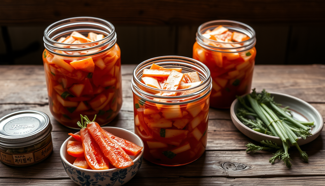 Probiotic Napa Kimchi from Texas: Small-Batch Fish-Sauce Fermentation by Seoulmate & Mama Choi for Gut Health