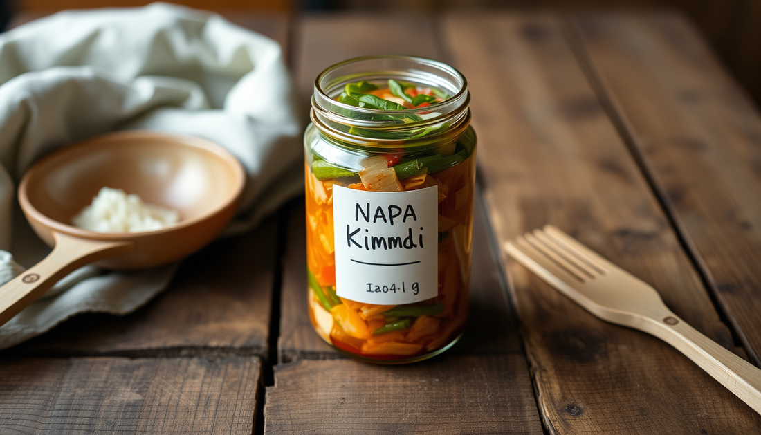 Texas-Style Napa Kimchi with Fish Sauce: Small-Batch Probiotic Power by Mama Choi (Seoulmate)