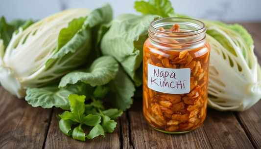 Korean-Texan Fusion in a Jar: Handcrafted in Texas Napa Kimchi with Fish Sauce in Small Batches for Gut Wellness by Seoulmate and Mama Choi
