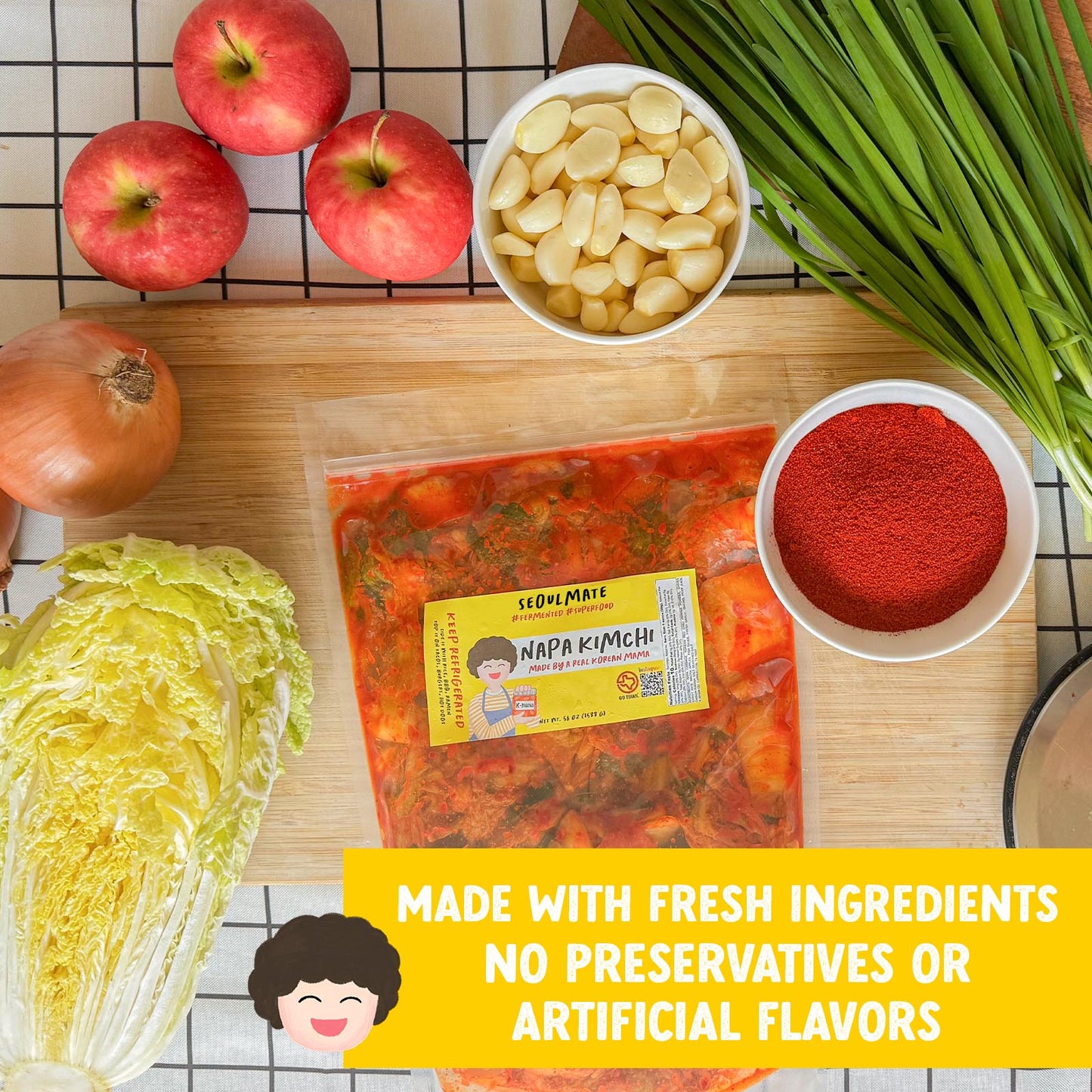 Original Napa Cabbage Kimchi (3.5lb)