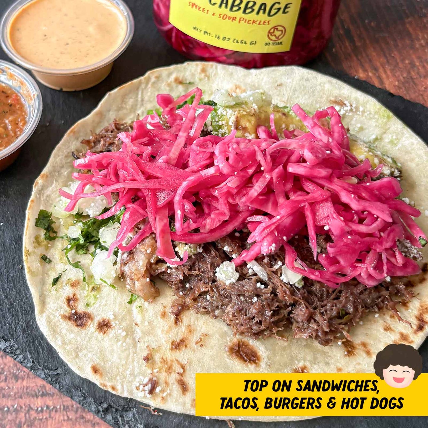 Red Cabbage Pickle (3.5lb)