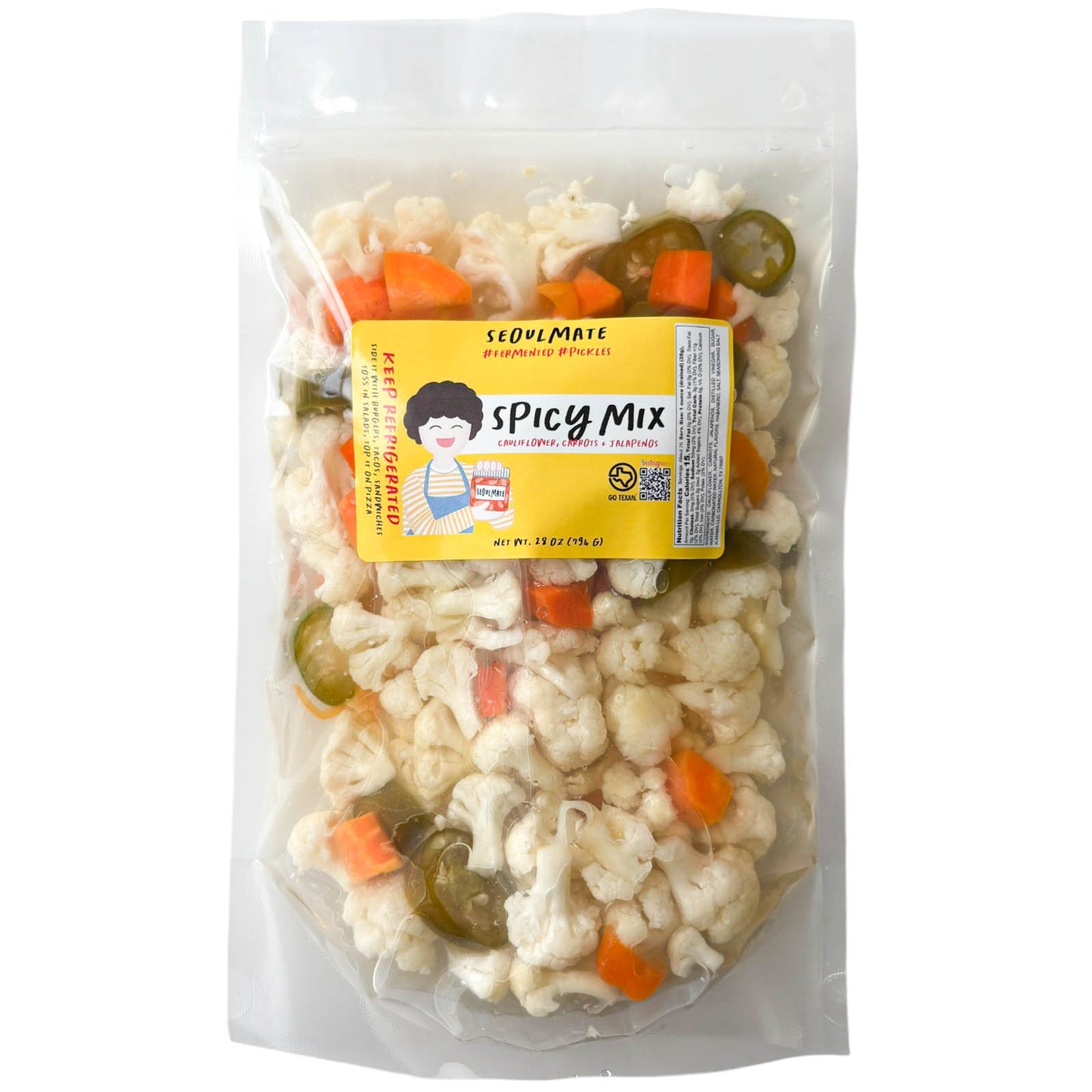 Spicy Cauliflower Pickle (3.5lb)